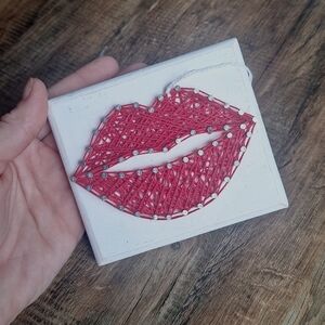 Handmade Lips String/Nail Art